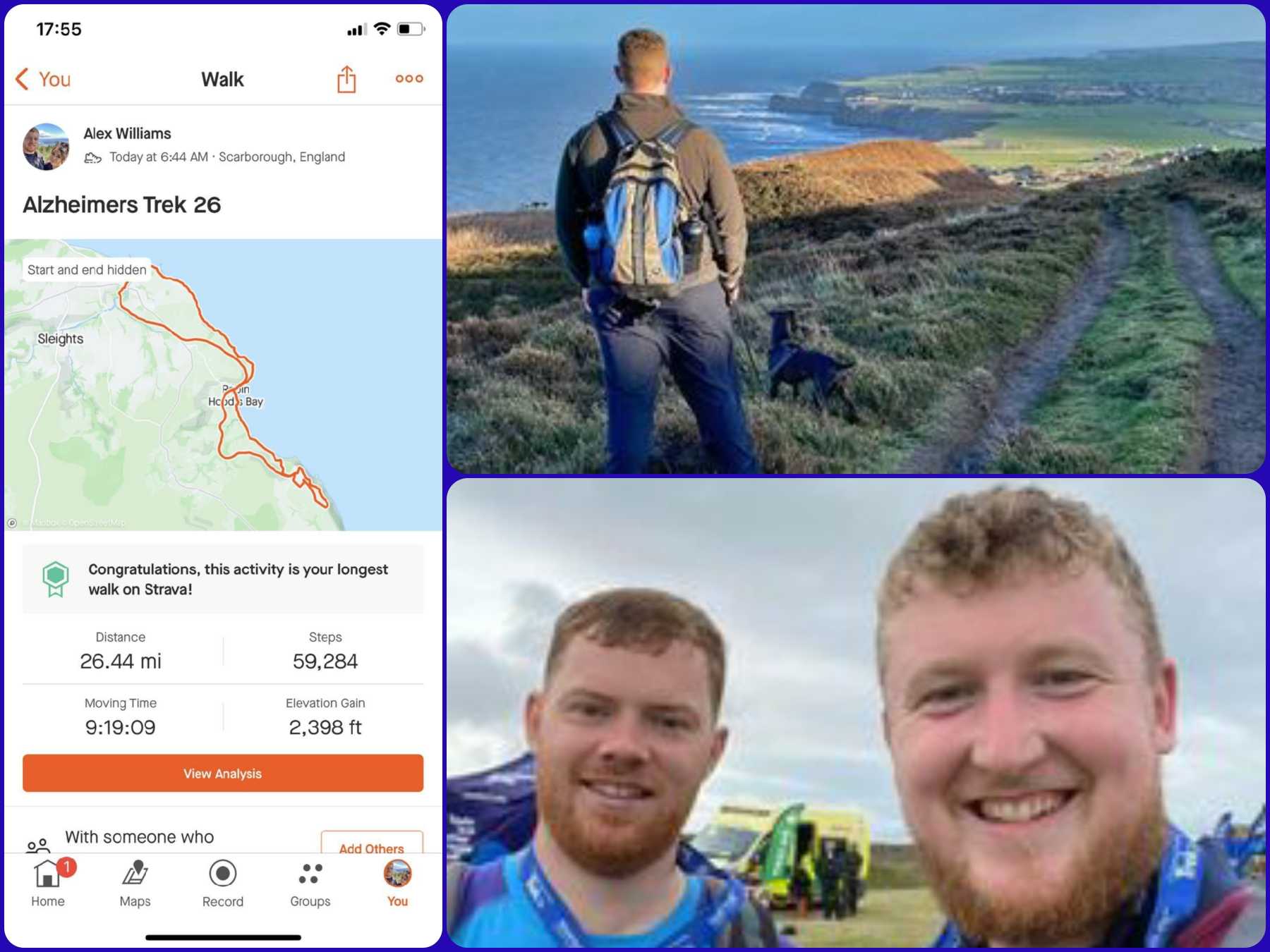 charity walkers