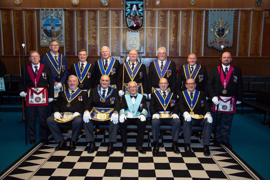 694022786b011 apgm and team at north york lodge 602 installationjpg