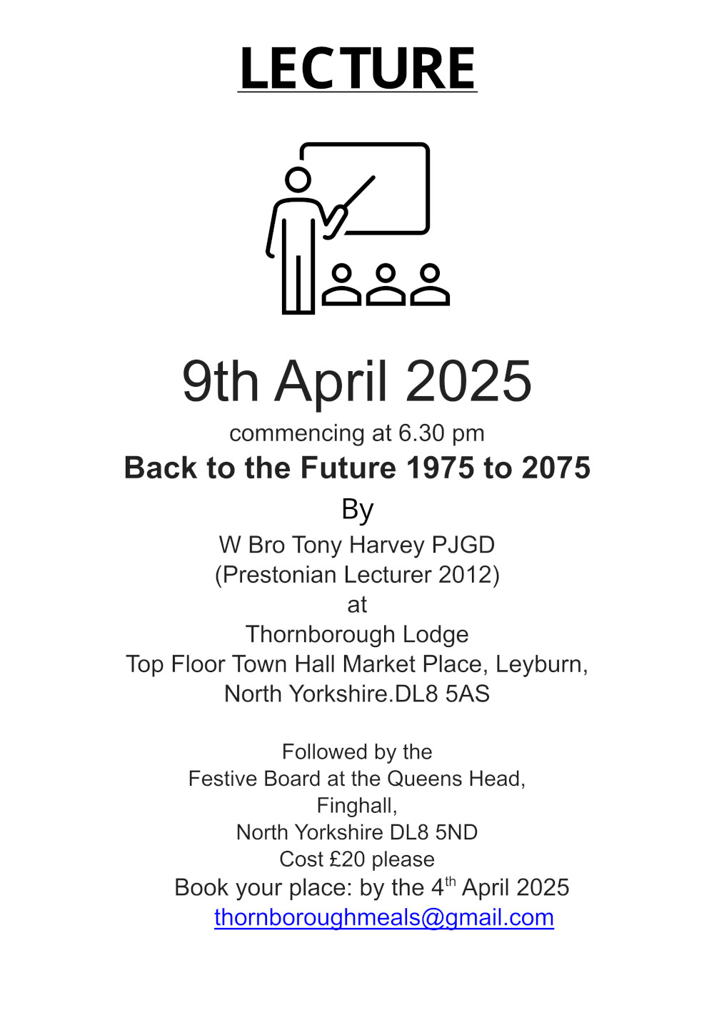 lecture 9th April