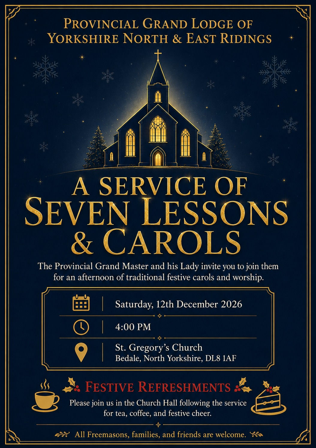 carol service 2026