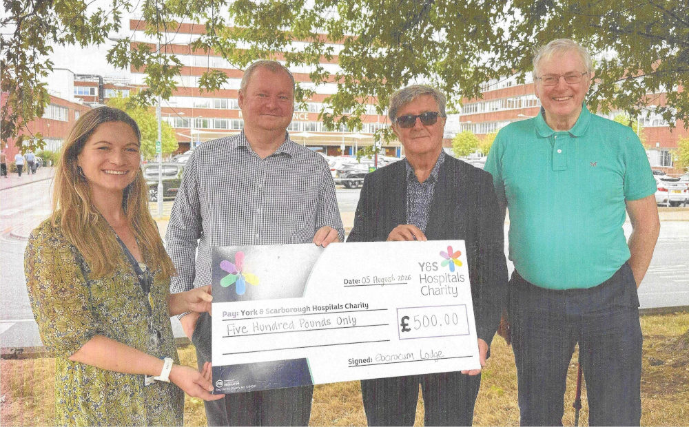 eboracum tiny lives cheque presentation