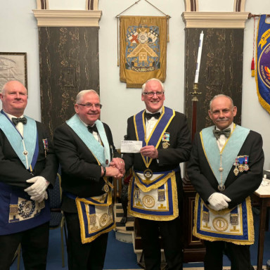 Inquirimus Lodge of Installed Masters Supports Yorkshire Air Ambulance