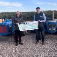 Vintage tractor run for cancer research