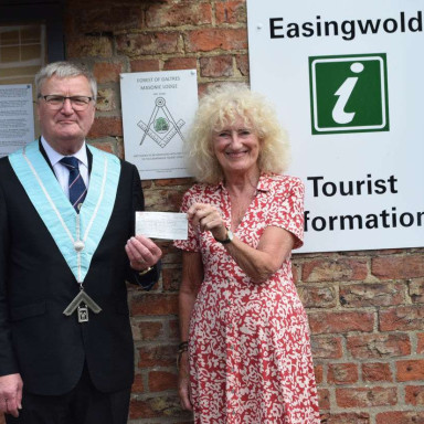 Presentation to Easingwold Tourist Office