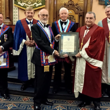 Andrew Calvert - 50 years in the Royal Arch